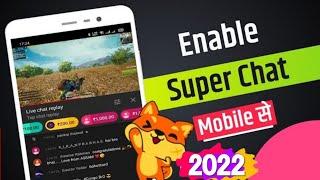 How To Enable Super Chat On Youtube on Mobile 2022  Super Chat  Super Sticker  Applause