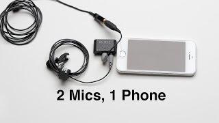 2 Mics 1 Phone Recording 2 Lavs with Your SmartPhone RODE smartLav+