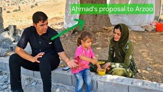 Ahmad made an official marriage proposal to Arzoo