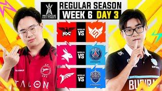 การแข่งขัน RoV Pro League 2024 Summer  Regular Season  Week 6 Day 3