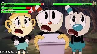 The Cuphead Show 2022 Special Delivery with healthbars