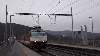 Vlaky  Trains - Strelenka Nosice Trať  Track 125 120 - 21.2.2024