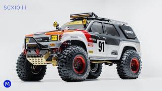 Building an RC Axial SCX10 III Toyota 4Runner TRD 1991 Time Lapse