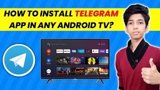 How to Install Telegram App in Android TV?  Installation without Phone & PC  Tamil