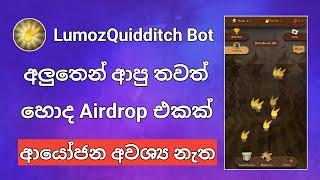 Lumoz Telegram Airdrop  Lumoz Quidditch Bot  Telegram New Airdrop  Viral Airdrop