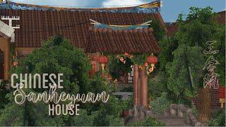 CHINESE Sanheyuan HOUSE  三合院 w @ky_rex10  -Bloxburg-