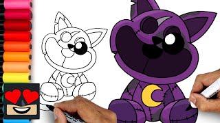 How To Draw Ruined CatNap  Poppy Playtime