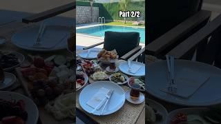 Villaurlaub Frühstücks Vlog - Part 22 #vlog #frühstück #kahvaltı #pişi #brunch #viralfood #foodie