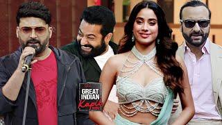 Kapil Sharma Show NTR Jhanvi Kapoor Saif Ali Khan  Devara Part 1 Promotion