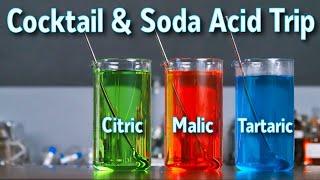 Acidity in Syrup Soda and Cocktails