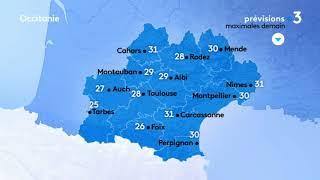 Météo de ce mercredi  orages sur les reliefs et ciel voilé