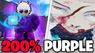 200% Purple NUKE?  This NEW JJK Battlegrounds is FUN Jujutsu Shenanigans Roblox