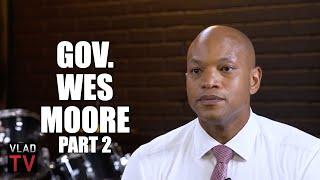 Maryland Governor Wes Moore on Great Grandfather Ran Out of US by KKK Seeing Dad Die at 3 Part 2