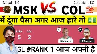 MSK vs COL Dream11 Prediction msk vs col dream11 kabaddi team msk vs col dream11 starting 7