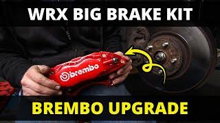 2015-2019 Subaru WRX Big Brake Kit Brembo Install and Comparison - OEM STi Brembo Upgrade
