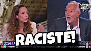 ️Clémence Guetté démonte un journaliste raciste sur les musulmans 