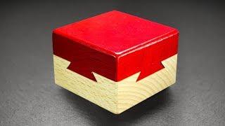 Как открыть коробку Ласточкин хвост. Dovetail box