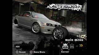 NFS Most Wanted PS2 Unfinished Cars - BMW M3 E46