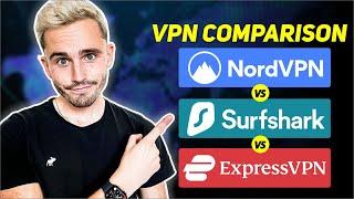 Best VPN Comparison 2024- NordVPN vs ExpressVPN vs Surfshark VPN