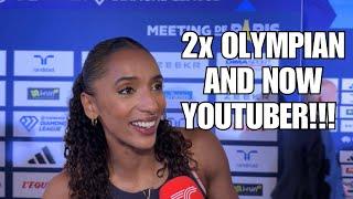 Laviah Nielsen talks all things YOUTUBE channel and The Olympics  Paris Diamond League