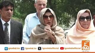 Imran Khans Sister Aleema Khan Media Talk outside Adiyala Jail