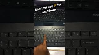 Laptop shutdown shortcut key   how to pawer off #viral #pc #shorts