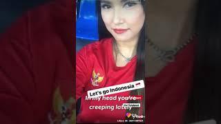 VIRAL MARIA OZAWA DUKUNG TIMNAS INDONESIA