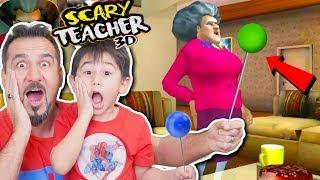 KIZGIN ÖĞRETMENE İĞNE TUZAĞI KURDUK GİZLİ GİRİŞ BULDUK  SCARY TEACHER OYNUYORUZ