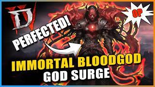 Diablo 4 - NEW BEST UNKILLABLE GOD SURGE Perfected Blood Surge Build - Billions Of DPS