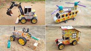 4 Amazing DIY Matchbox Toys  DC motor Ideas  DIY matchbox Vehicles at Home