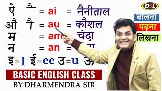 English सीखने की शुरुआत आज से  बोलना पढ़ना और लिखना  Basic English Grammar by Dharmendra Sir