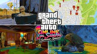 GTA 5 ONLINE - TROUVER LES 10 ACCESSOIRES DE FILM DE SOLOMON  1.51 DLC DE LÉTÉ  #gta #dlc #new