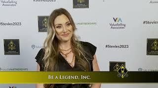 Be a Legend Inc. wins a Stevie® Award in the 2023 Stevie® Awards for Sales & Customer Service