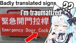 TRANSLATIONS FAILS  Aquwa Reacts to Bad Signs Ahead