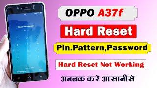 Oppo A37 Hard Reset  Oppo a37 pattern unlock wipe data not working  Oppo A37 ka Lock Kaise Tode