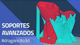 Cómo usar SOPORTES AVANZADOS en CURA  TUTORIAL para hacer SOPORTES en IMPRESIÓN 3D