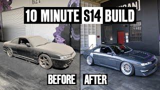 Building a 550hp 1JZ Nissan 240SX - in 10 Minutes