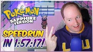 NEW PERSONAL BEST POKEMON SAPPHIRE SPEEDRUN IN 15717 2ND PLACE