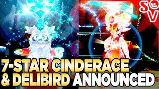 7-Star Cinderace & Delibird Tera Raid Spotlight Announced  Pokemon Scarlet and Violet