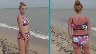 how to sew swimsuit their hands - easy cut and sewing