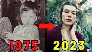 Evolution of Milla Jovovich  1975 - 2023