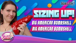 Sizing-up Huge Dildo  Mom Tries Big American Bombshell War Daddy Dildo