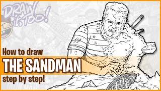 How to Draw SANDMAN Spider-Man No Way Home  Narrated Step-by-Step Tutorial