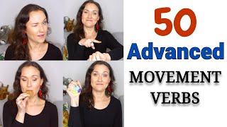 I Act Out 50 Advanced Movement Verbs  English Vocabulary Action Verbs