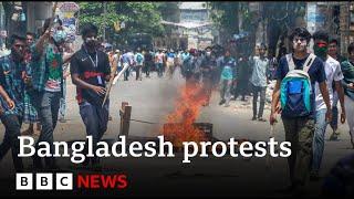 Bangladesh imposes national curfew as protests continue  BBC News