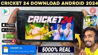  CRICKET 24 DOWNLOAD ANDROID  HOW TO DOWNLOAD CRICKET 24 IN MOBILE  CRICKET 24 DOWNLOAD