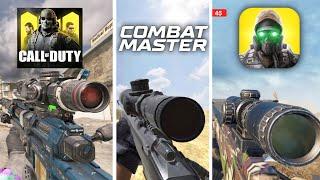 SNIPER COMPARISON - COD MOBILE VS COMBAT MASTER VS BATTLE PRIME