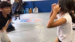 Girl vs Boy Jiu Jitsu and Girl Wins on 17112023 at GSF Academy