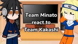 Team Minato react to Team Kakashi...•Naruto• Gacha club Short video