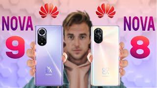 Huawei Nova 9 vs Huawei Nova 8